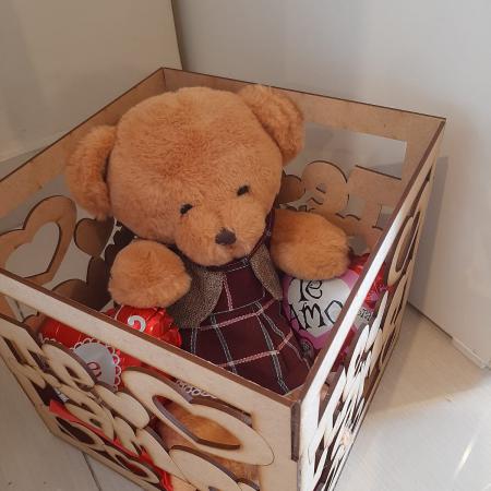 Caja de peluche